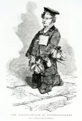 Gadesælgeren af Muskat-rivejern, ca. 1840