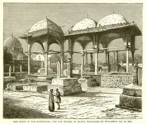 Mamelukkernes grave, Egyptens gamle herskere, massakreret af Mohammed Ali i 1811