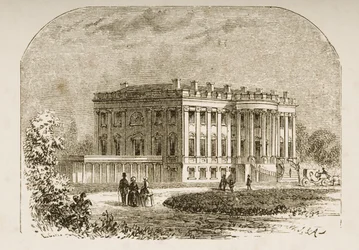 Det Hvide Hus, ca. 1870, fra 