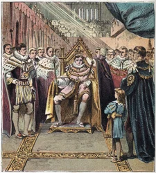 Kroningen af Georg IV (1762-1830) den 29/01/1820. Kroningen af Georg IV