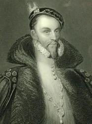 Thomas Radclyffe (ca. 1526-83) 3. jarl af Sussex (gravering)