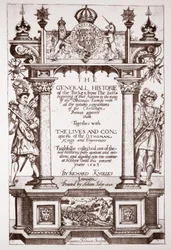 Titelblad, Knolles Generall Historie of the Turks, pub. af Adam Islip, 1603