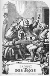 Twelfth Night, or what you will - Illustration i "" Værker komplet af William Shakespeare"" 1866 - Illustrationerne og den generelle form for denne udgave er lånt fra Cassells illustrerede Shakespeare, udgivet i London