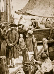 Wesley om bord på The Prince of Wales i 1787 og sagde farvel til irerne