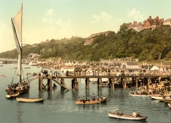West Parade, Southend (håndfarvet foto)