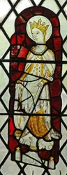 Window Chap-Ed-Confessor kapel forestillende St. Catherine