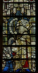 Vindue Clsty N3, der forestiller St. Edward Confessoren