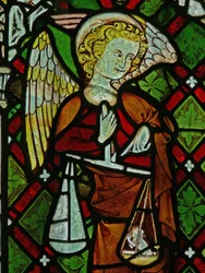 Window Ew forestillende St Michael