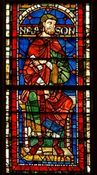 Vindue, der viser en genealogisk figur: Naason