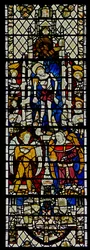 Vindue w12 forestillende Corpus Christi