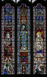 Vindue w4 afbilder St. Edward Bekenderen, St. Vincent, St. Peter