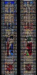 Vindue w71 forestillende Sankt Peter og Sankt Paul