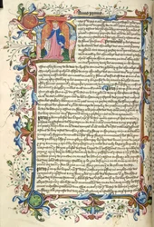 Yates Thompson 48, f.172v Historikert initial 
