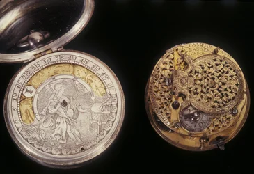 To lommeure, ca. 1660 & ca. 1705 (metal)