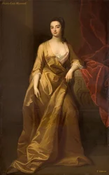 Portræt af en dame Maynard, 1745.