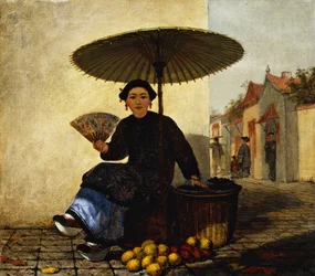 Frugtsælger, 1862