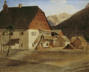 Det store hammerhus i Hirschwang an der Rax