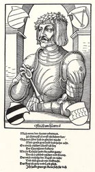 Portræt af Ulrich von Hutten 1488-1523