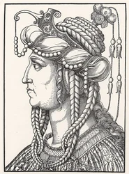 Portræt af Suleiman den Storslåedes hustru