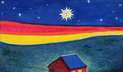 Bethlehemsstjerne, ca. 1912 (akvarel og gouache på papir)