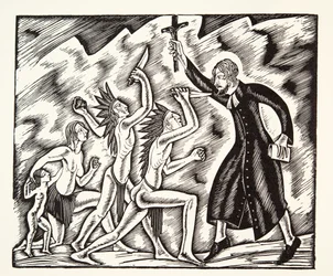 Angrebet, fra Fader Jean de Brebeufs rejser og lidelser