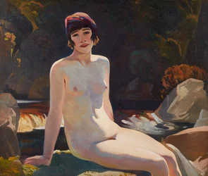 Cecile (Walton) hos Crianlarich (på lærred)