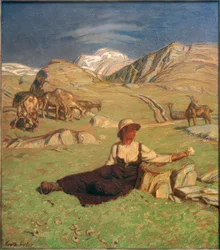 I den første green
