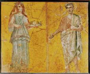Et par, der ofrer, fra Stabiae