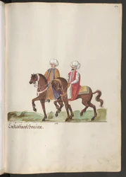 Konstantinopels borgere til hest