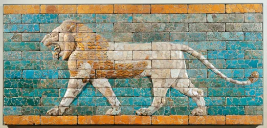 Løven vender mod venstre. Babylon, Mesopotamien, Nebukadnezar II