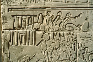 Relief af slaget ved Kadesh, der viser Farao Ramses II
