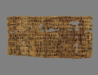 Talisman, der beskytter mod feber, fra Deir el-Medineh, 20. dynasti ...