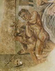 Theseus kæmper mod minotauren. Fra Formia