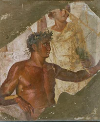 Sejrrig atlet, Pompeji, Italien (fresko)