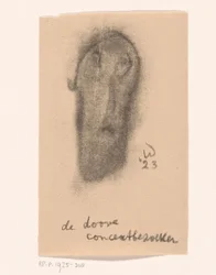 Den døve koncertgænger (original titel på objektet) Idealists II and Further Notes (original serietitel)