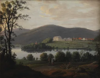 Udsigt over Bogstad i Norge