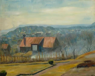 Skaugum bakke. 1928