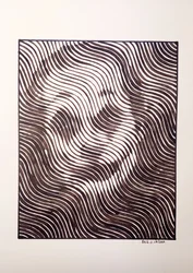 Optisk illusion af et ansigt