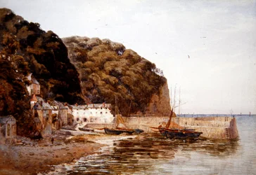Red Lion Hotel, ca. 1890 (akvarel på papir)