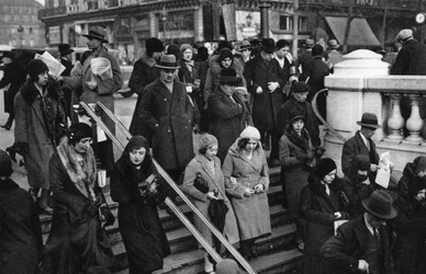 Indgang til en metrostation, Paris, 1931.