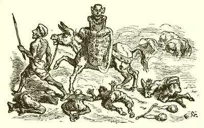 Æslet, der bærer et idol