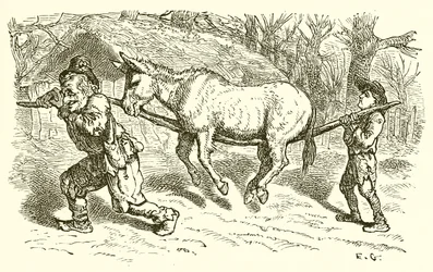 Den gamle mand, hans søn og æselet