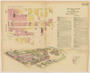 Grays Ferry Chemical Works, Grays Ferrry Rd. (nordsiden) mellem Thirty-fourth St. og Thirty-sixth St., Hexamer General Surveys, 1888