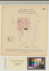 Providence Mill, Little Elk Creek, Maryland, Hexamer General Surveys