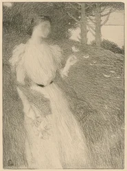 Aften i oktober, ca. 1898.