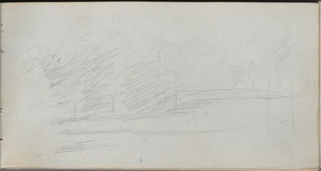 Skitsebog, side 78: Landskabsundersøgelse.