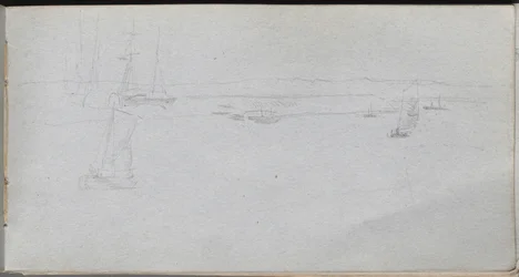 Skitsebog, side 94: Havlandskab.