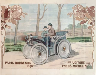 Edouard og Andre Michelin kører L