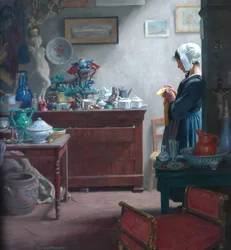 En Brittany Antique Shop, 1911