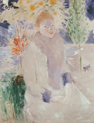 Portræt af en dame, ca. 1890-1900